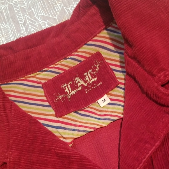LIVE A LITTLE corduroy jacket size M - Picture 2 of 7